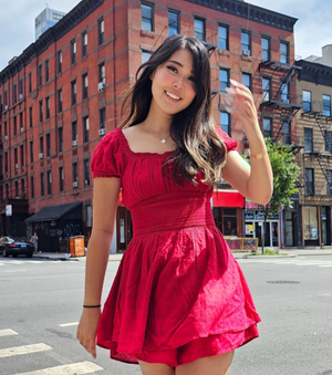 ExtraEmily (Streamer) - Looking Cute In A Red Dress