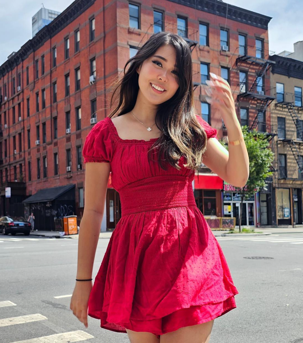 ExtraEmily (Streamer) - Looking Cute In A Red Dress