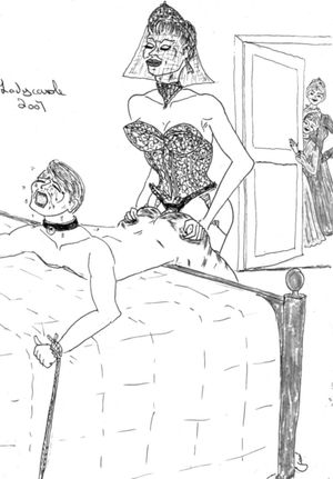 My girlfriend watches her usually quite formal mother take a turn.