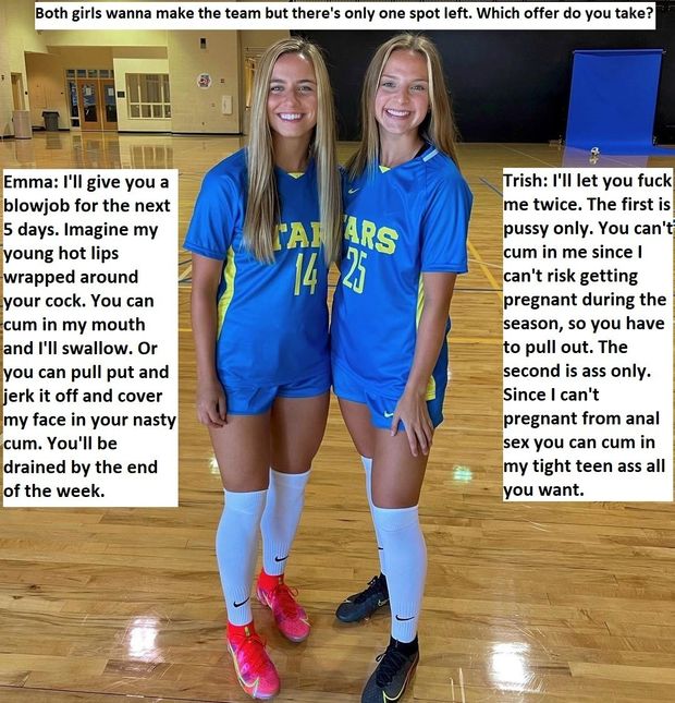 Choose your sport slut
