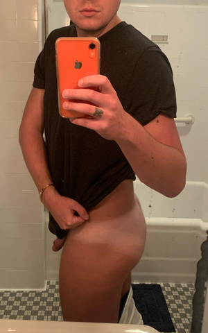 Tan lines and a dick sticking out