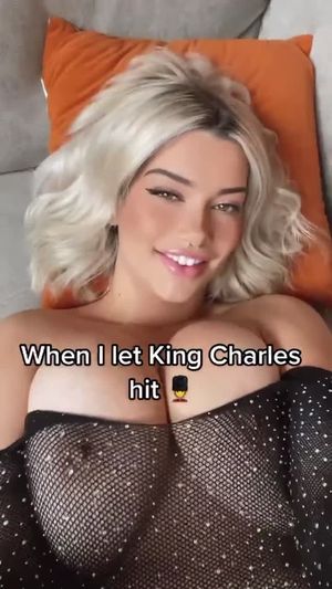 Blonde melons in fishnets