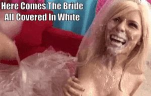 Her Cum Stained Wedding Dress