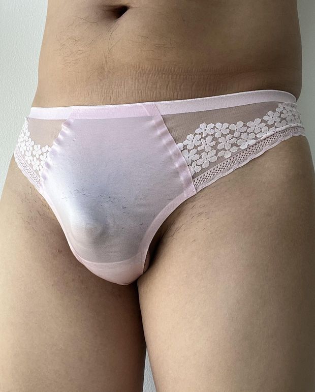 Man in panties