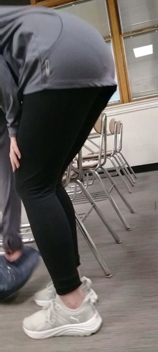 Bent over and ready