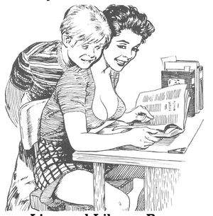 "Remember what I said about drooling on me, sweetie..."