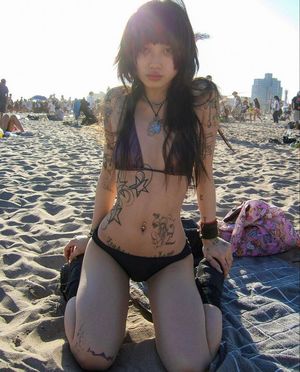 asian goth babe