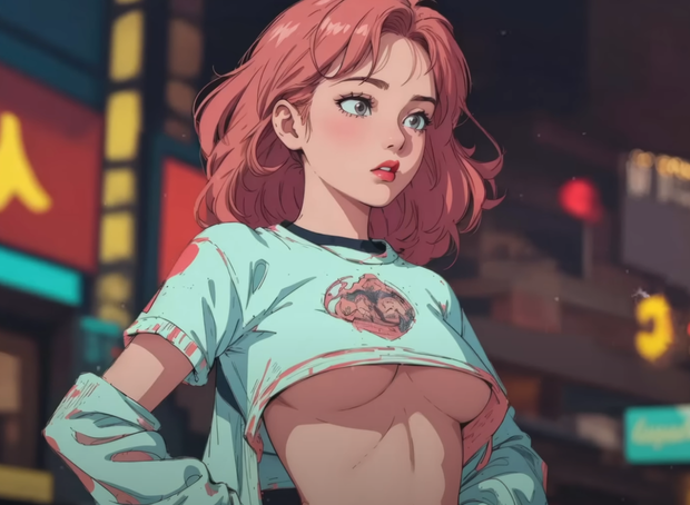 Hentai cleavage