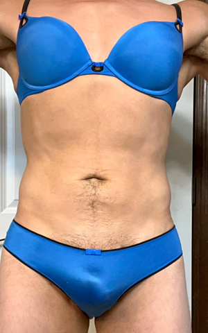 He wears panties and bras