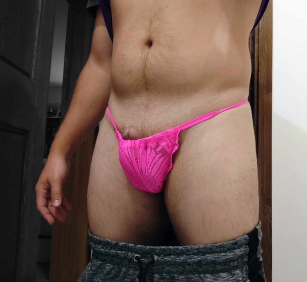 Yes, he wears panties