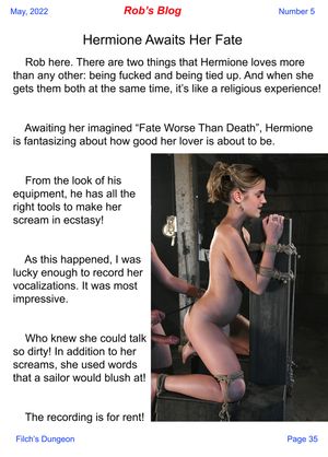 Hermione Awaits her fate