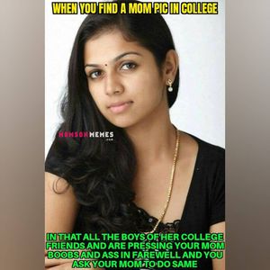 When i found my mom's college pic then i realized why all called her slut but she is...