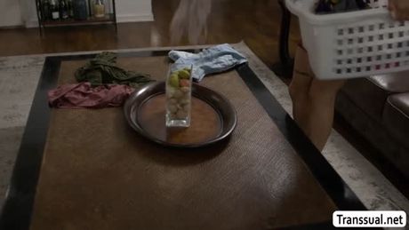 Super tight Spencer Bradley gets stucked and fucked by TS