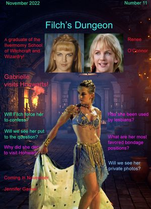 Renee O'Connor's front page for Filch's Dungeon