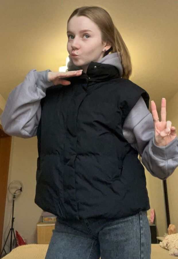 Teen posing