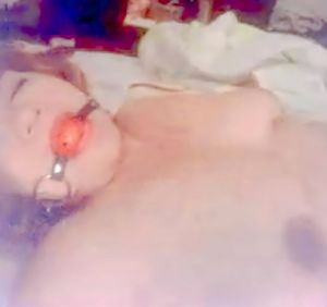 Sleeping sex slave Maricarmen has learned to sleep balllgaged