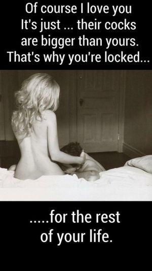 you'll be locked for the rest of your life...
