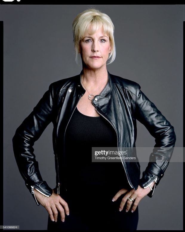 Tough advocate in black.