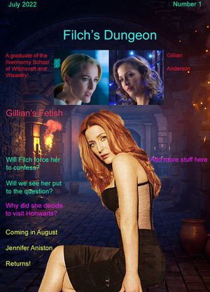 Filch's Dungeon splash page 4 Gillian Anderson
