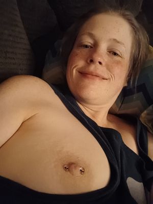 Wife's tit falling out
