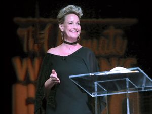 Enlighten the crowd hard.