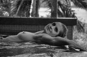 Emma Watson in the jacuzzi