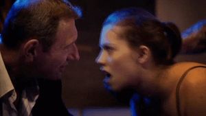 He look his hotwife into eyes, while shes being pounded from behind