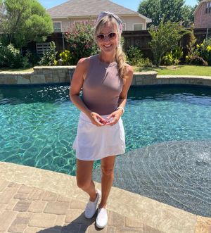 Sexy Lady by the Swimming Pool