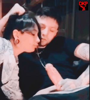 Teaching My Hot Slut To Throat Cock