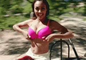 Not a carnival, but she is going for a ride.