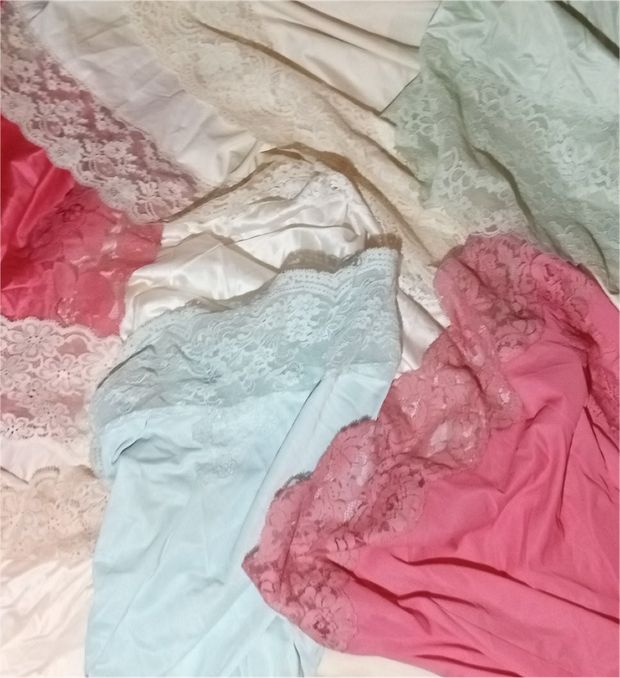 Some of My Silky Lacy Slips!