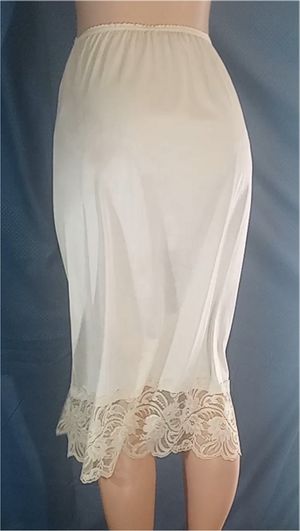 My Silky St. Michael Lacy Slip from England