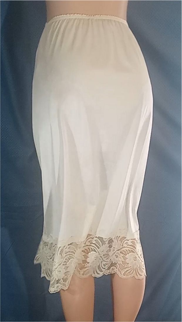 My Silky St. Michael Lacy Slip from England