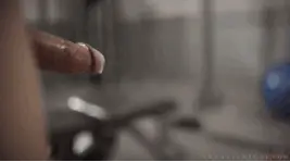 Jade Venus cum dripping cock torturing hungry slave