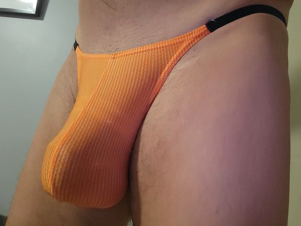 Stuffed orange bikinis