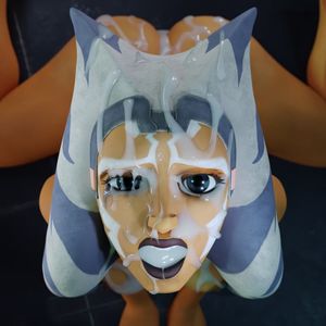 Ahsoka covered in cum