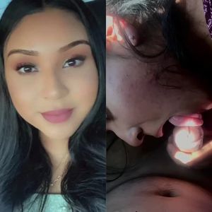 Pretty Horny Latina Teen Sucks Dick in Car