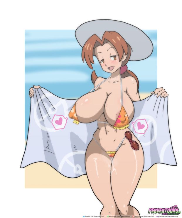 Copyright pokemon pokemon (anime) Character delia ketchum (pokemon) Artist riffsandskulls