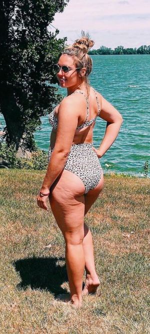 Sexy Brunette PAWG lakeside