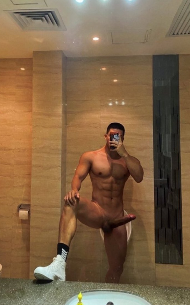 Upscale men's room