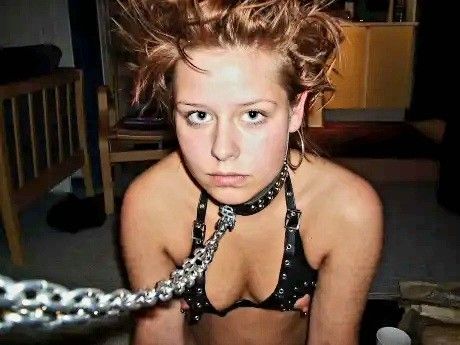 Collared and leashed