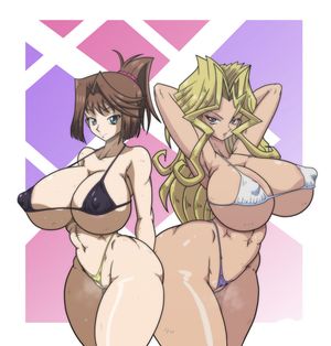 Copyright yu-gi-oh! Character mai valentine tea gardner Artist riffsandskulls