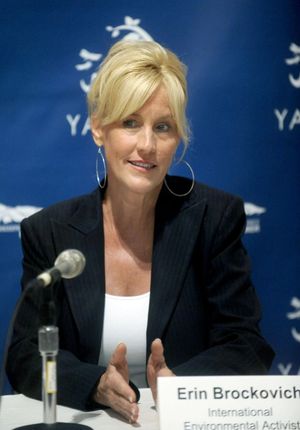 At a press conference.