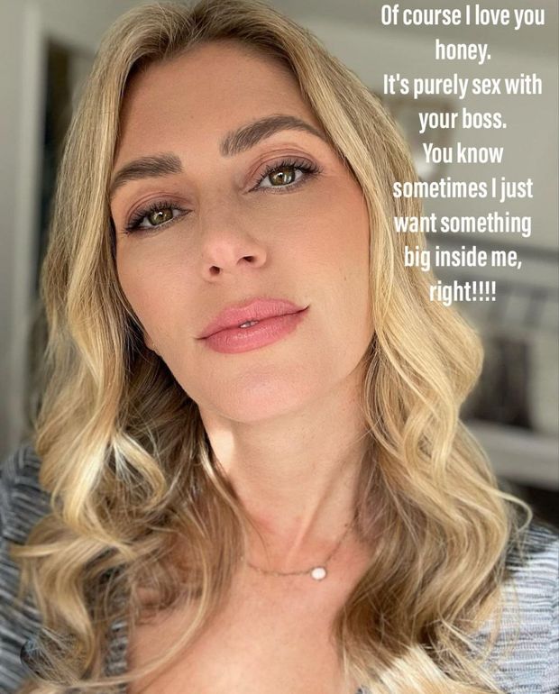 With my boss it's just sex.