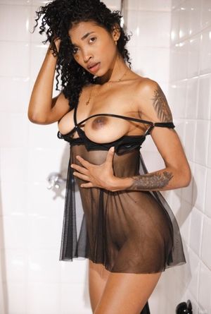 inked ebony with nice melons