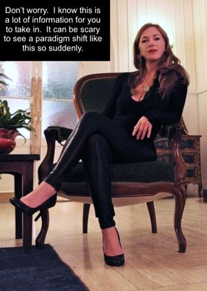 don't worry, Mistress T will make you enjoy your lifestyle change