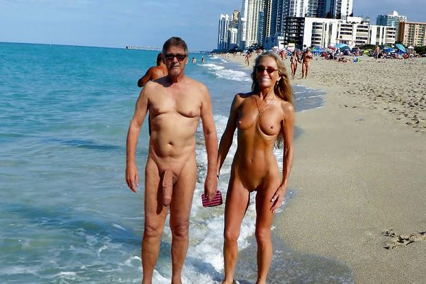 True nudist friends on the beach
