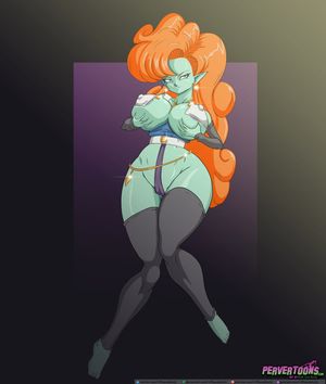 Copyright dragon ball dragon ball z shounen jump Character zangya Artist riffsandskulls