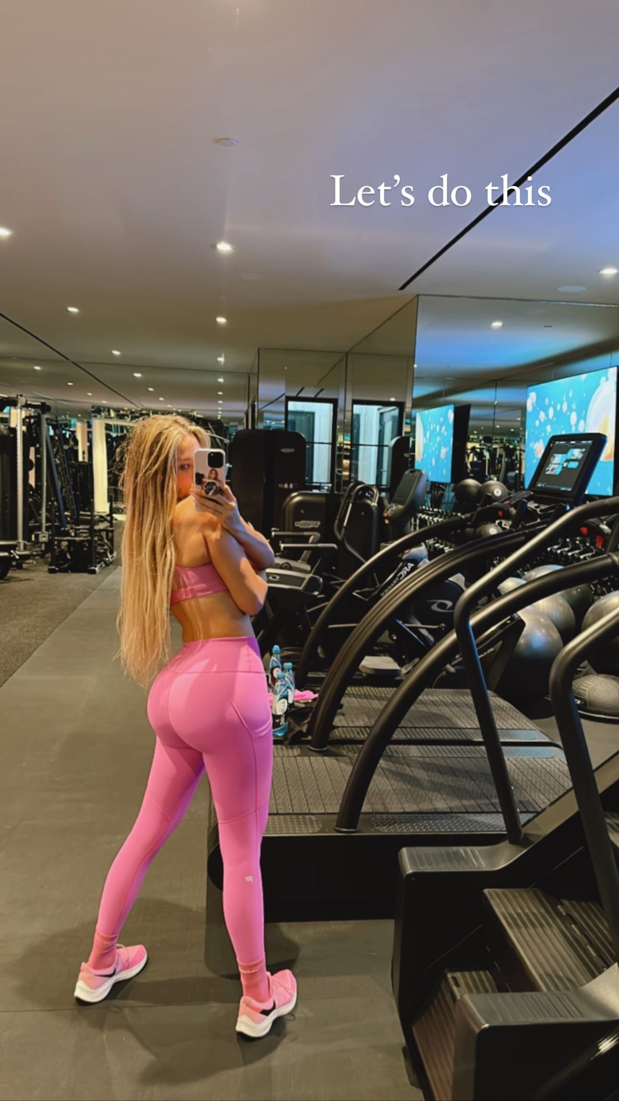 It's working out time.