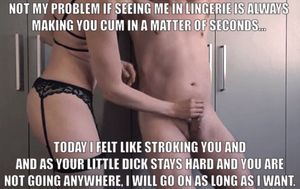 Helpless in her sadistic hands